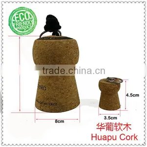 Cork Keychain With Huge Champagne Cork thumbnail-1