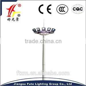 Fashion Style & Excellent Performance Ultra Brightness High Mast Lighting With LED Lamps or HPS Lamps & Auto Lifting System thumbnail-3
