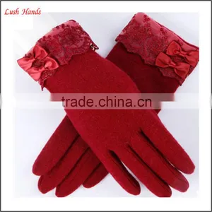 Gril Sex Cheap Wool Smart Phone Gloves thumbnail-3