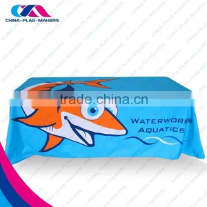 Cartoon Table Cover , Custom Trade Show Advertising Tablecover thumbnail-1