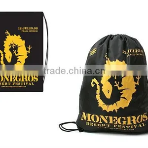 High Quality Custom Logo Waterproof Drawstring Bag Cotton Bag thumbnail-1