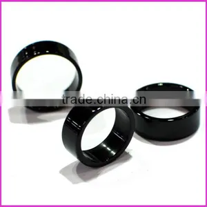 RG1039 Natural Black Agate Gemstone Ring,Fashion Jewelry Ring thumbnail-1
