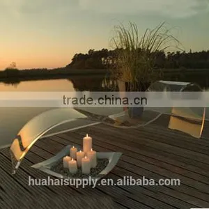 Acrylic Leisurely Outdoor Plastic Sofa thumbnail-2
