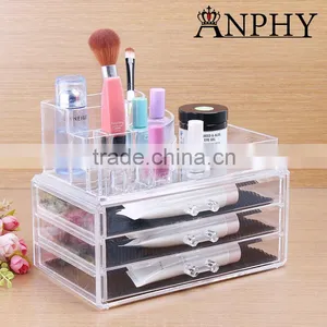 C42 ANPHY Large Makeup Box Jewelry Organizer Crystal Drawers thumbnail-1