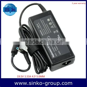 100 240v 50 60hz Laptop ac Adapter 19.5V 3.33A 4.5*3.0MM Power Supply For Hp thumbnail-1