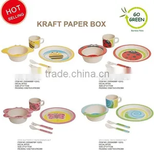 Biodegradable Bamboo Fibre Baby Bibs With Animal Decal, Kids Loved New Bibs With Holder thumbnail-3