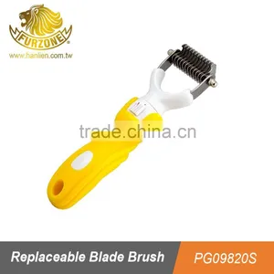 Replaceable Blade Brush Pet Dog Grooming thumbnail-1