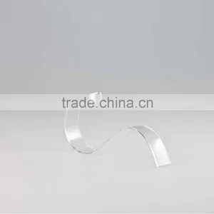 S-type Shape Clear Acrylic Belt Display Shelf thumbnail-1