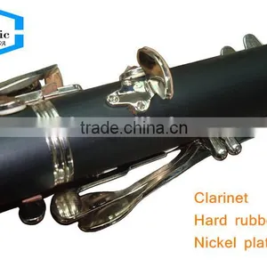 High Quality Cheap Clarinet Hard Rubber Body Nickel Plated thumbnail-2