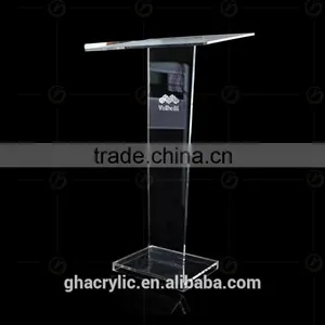YZ-0025 Famouns Brand Show Celebration Professional Acrylic Modern Design Crystal Podium thumbnail-3