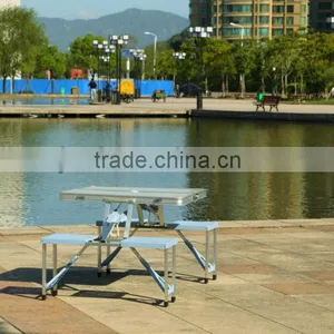 Outdoor Aluminum Folding Table thumbnail-1
