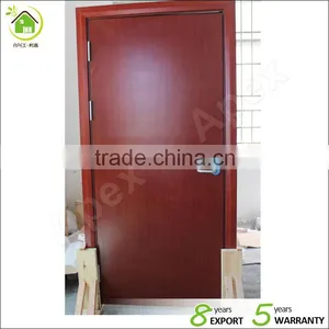 LOW PRICE Project Fire Rated Door Composite Wood Veneer and ROCK WOOL Filling 20mins-90mins Fire Proof thumbnail-3