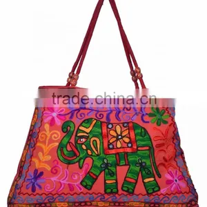 Embroidered Handmade Gujarati Shoulder Bag thumbnail-1