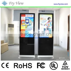 42 Inch Motion Sensor Touch Screen Display Advertising Touch Double Floor-stand Lcd ad Player Supplier's Choice thumbnail-1