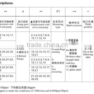 Blince Hidro Pompa 2025V 2035V 2045V 2535V 2545V 3545V Type v Series Single Pump Double Vane Pumps thumbnail-5