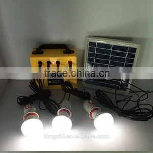 4W6V Mini Solar Lighting Kit With Flashlight thumbnail-2