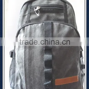 Heavy Washed Canvas Backpack Bag thumbnail-1