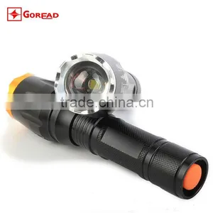 GOREAD Y75 Aluminum High Bright Rechargeable T6 Flashlight 5 Mode 10W mr Light Led Torch thumbnail-4