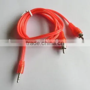 Hign Quality Reansparent DC 3.5 to 2 RCA Cable thumbnail-2