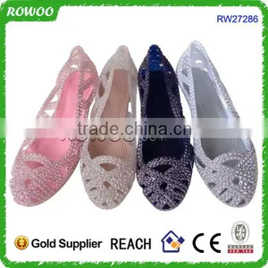 Hot Sale Comfort EVA Jelly Sandals Shoes for Lady thumbnail-3