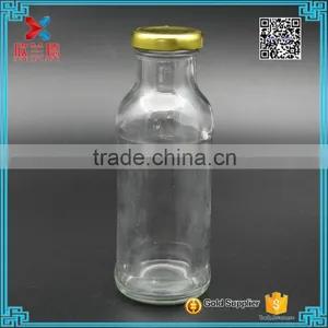 Wholesale Food Grade Milk Glass Bottle With Twist off Cap 350ml thumbnail-6