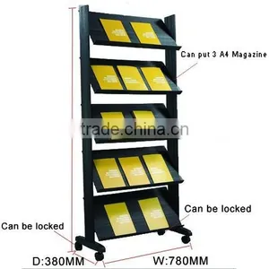 Metal Book Display Racks for Supermarket thumbnail-1
