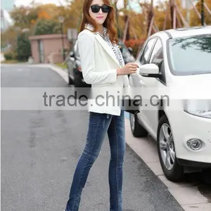 Autumn Women Fashion Jeans High Waist Slim Holes Ripped Casual Ladies Long Jeans Sexy Skinny Pencil Pants thumbnail-1