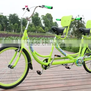 24 Inch Tandem Bike / Single Speed Tandem Bicycle / Aluminum Alloy Bike Frames thumbnail-3
