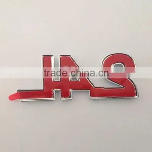 Custom 3D Outdoor ABS Plastic Car Chrome Badge Emblem Auto Chrome Letter Sticker thumbnail-5