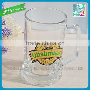 Ottakringer Thick Wall Heavy Beer Drink Glassware Classic Crystal Glass Tumbler Beer Mug thumbnail-1