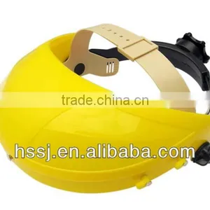 2016 Safety Face Shield Visor With CE Standard Headgear Face Visor PP Half Helmet With PC Face Shield thumbnail-6