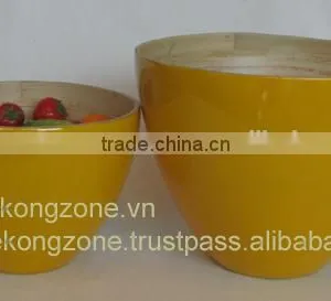 Lacquered Bamboo Bowl thumbnail-6