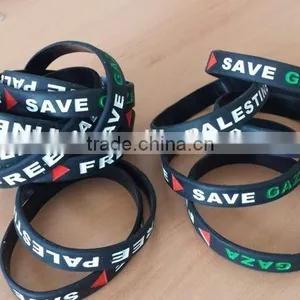 With Big Discount Save Gaza Silicone Bracelet ---- DH 16951 Quality Choice thumbnail-1
