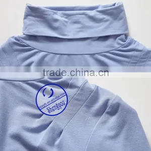 Custom Spandex Cotton Turtleneck Maternity Tshirt thumbnail-5