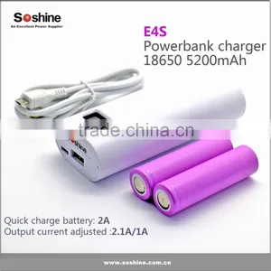Portable Soshine E4S Smart 2 x 18650 LCD External Battery Power Bank Charger Box thumbnail-6
