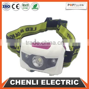 Poppas T16 2+1 Red Smd Led 3AAA Battery Operated Waterproof Outdoor Camping Running Walking Reading Headlight thumbnail-1