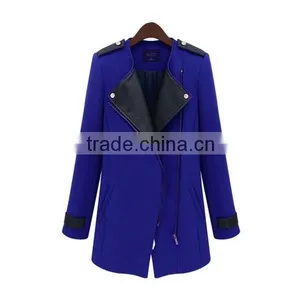 2014 Ladies pu Leather Jacket in Apparel, Wholesale Fashion PU Leather Jackets Ladies Leather Jacket Women H thumbnail-1
