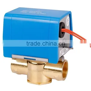 SR2012 Two-way 3-way Electric Ball Valve for Air Conditioner thumbnail-2