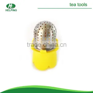Yelow Lovely Stainless Steel Plastic Tea Infuser thumbnail-1
