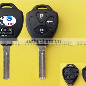 3 Buttons Replacement Remote Key Shell Blank for Toyota Rav4 TOY48 Blade thumbnail-1
