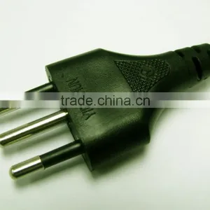 Italy Standard 3pin10A/ 250V Italian Power Cord Plug thumbnail-1