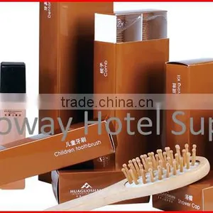 Luxury Hotel Guest Amenities Sample in Gold Cardbox thumbnail-2