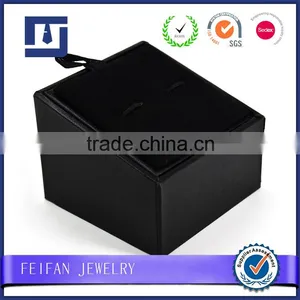 New Product Wholesale Customized Leather Cufflinks Box, Jewelry Box thumbnail-2