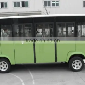 Electric Tourist Shuttle Bus Enclosed With Door for Park thumbnail-4