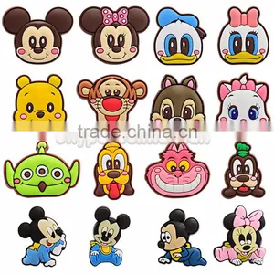 Personalized Cheap Charm Silicone Rubber Bracelets With PVC Charms thumbnail-1
