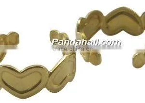 Copper Ring Base, Unplated Color, Size: About 6.5mm Wide, 16mm Inner Diameter(KK-1477-1-C) thumbnail-1