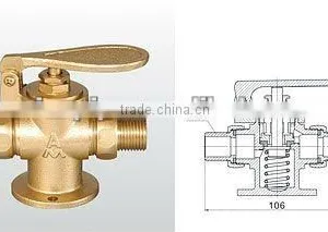 Amico Brass Foot Operating Water Valve thumbnail-1