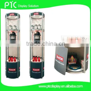 4 Layers Round Aluminum Advertising Twister Tower Display thumbnail-1