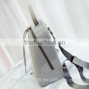 2016 New Arrival Backpack PU Jelly Backpack Fashion Girl School Backpack thumbnail-2