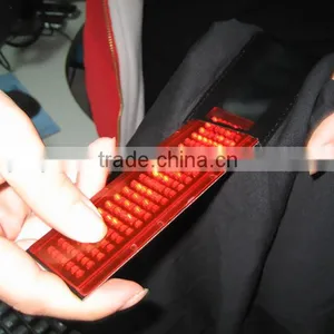 Led Scrolling Sign t Shirt Message Fashion Wholesale T-shirt Led Display thumbnail-4